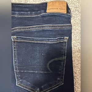 Dark wash low rise American Eagle Jeggings